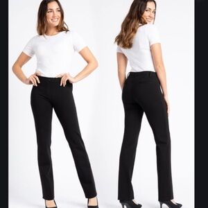 Betabrand Dress Yoga Pants Straight-Leg Classic C1.